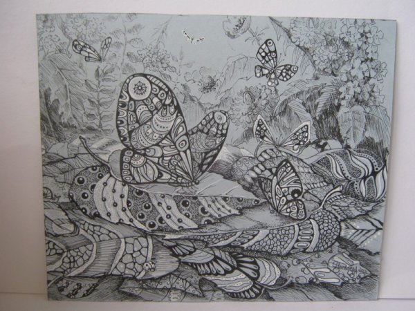 Графика гелиевой ручкой