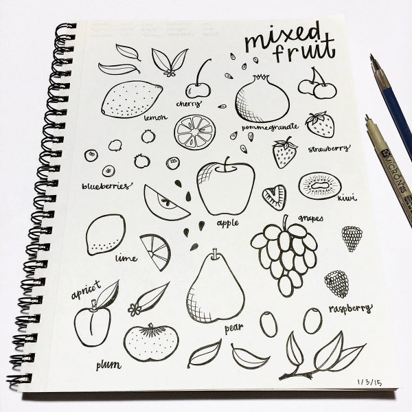 Маленькие рисунки для скетчбука