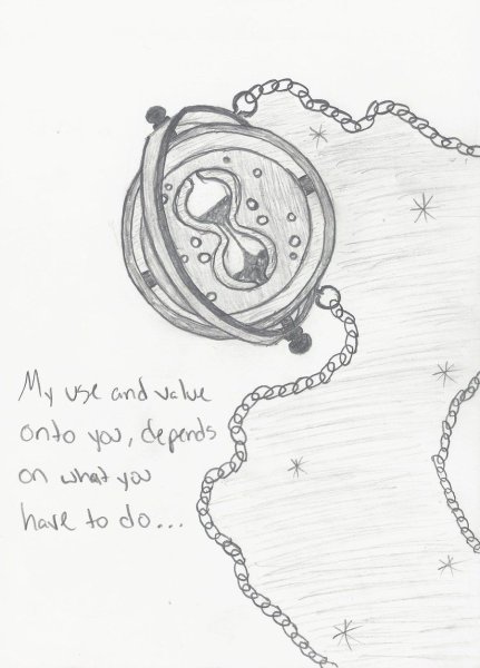 Маховик времени нарисовать