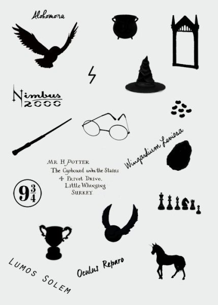 Тату Гарри Поттер Крестражи