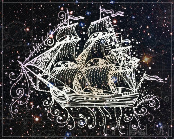Корабль Зентангл