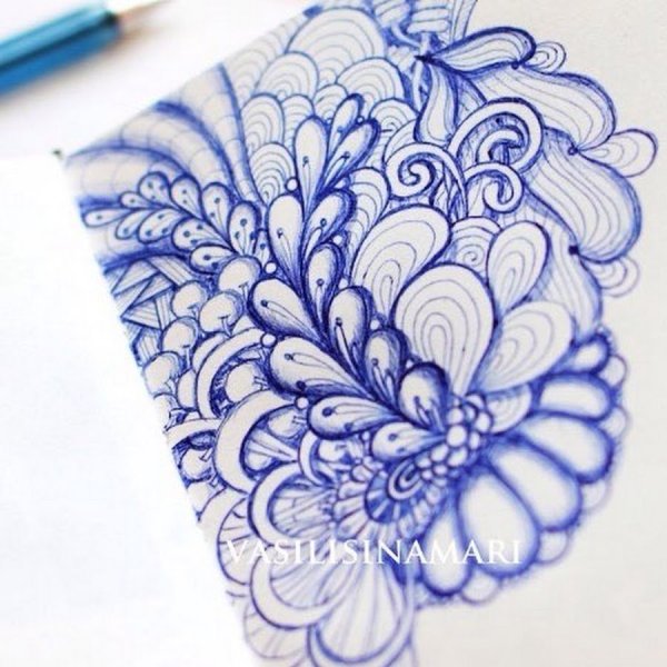 Красивые рисунки ручкой