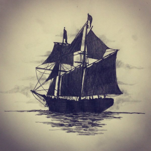 Парусник набросок
