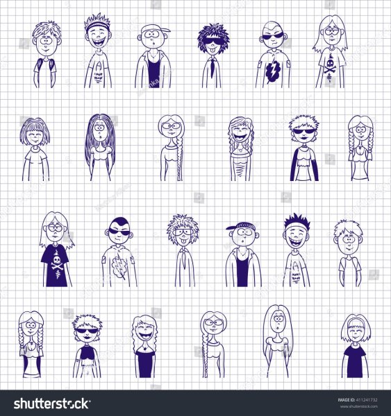 Детский рисунок ручкой