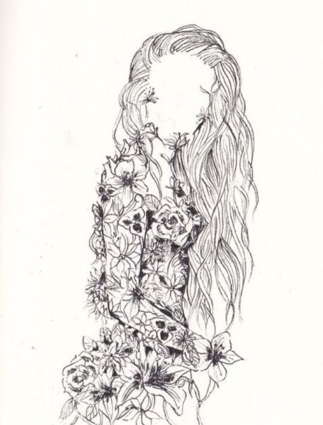 Эскиз девушки