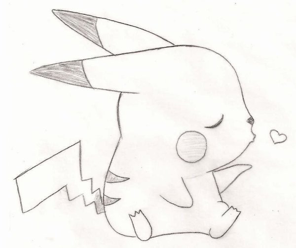 Пикачу набросок
