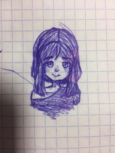 Рисунки ручкой в тетради