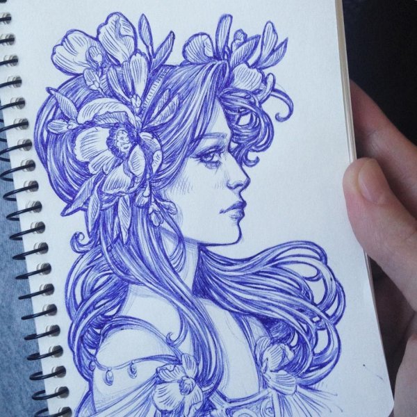 Идеи для рисунков в скетчбуке