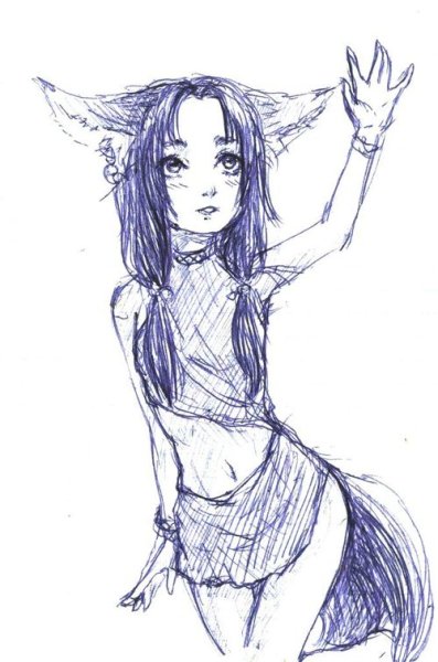 Аниме ручкой