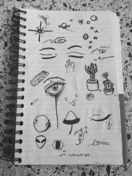 Идеи для рисунков в тетради