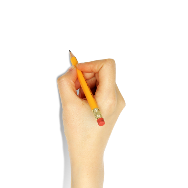 Рука с ручкой