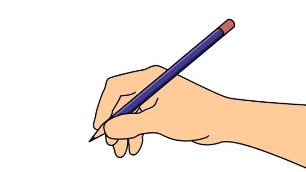 Как правильно держать карандаш