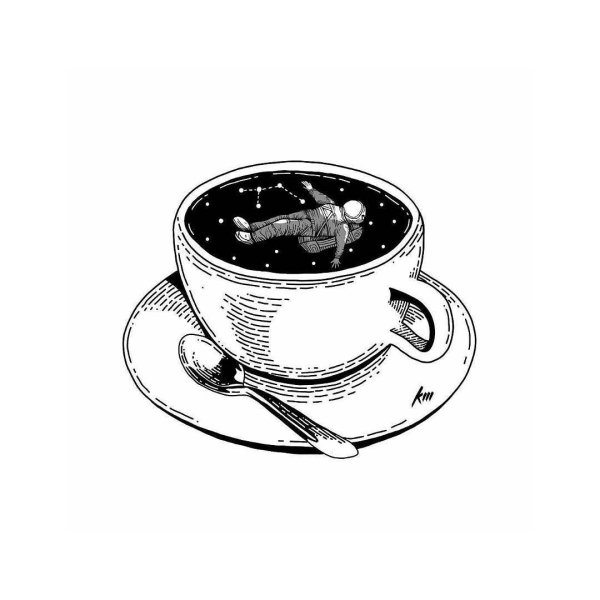 Кружка чая эскиз