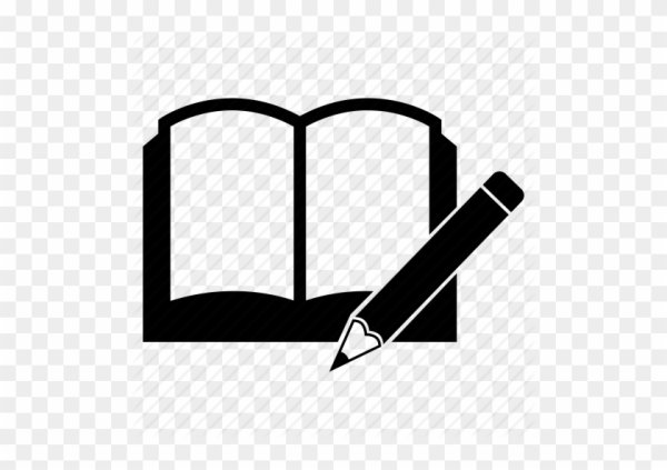 Книжка с ручкой значок