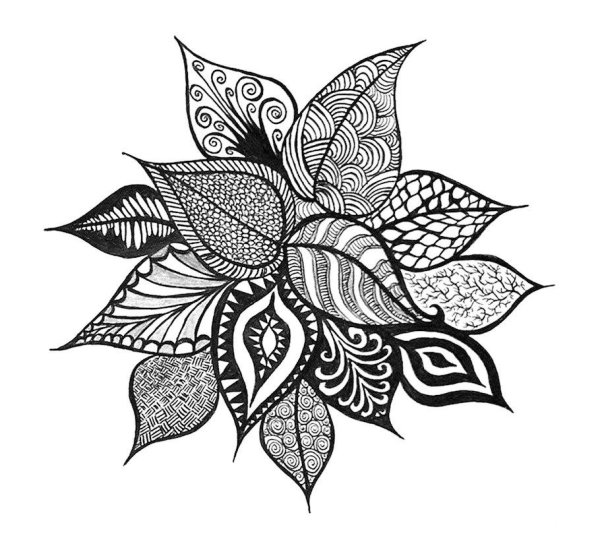 Стилизованные листочки