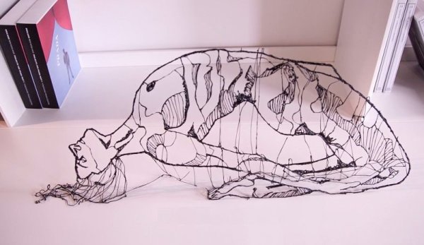 Кот 3д ручкой