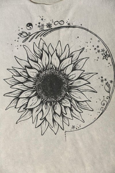 Подсолнух эскиз