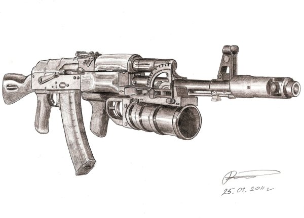 Автомат рисунок