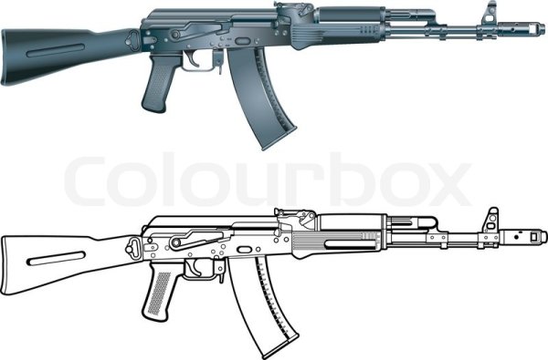 АК 74м чертеж