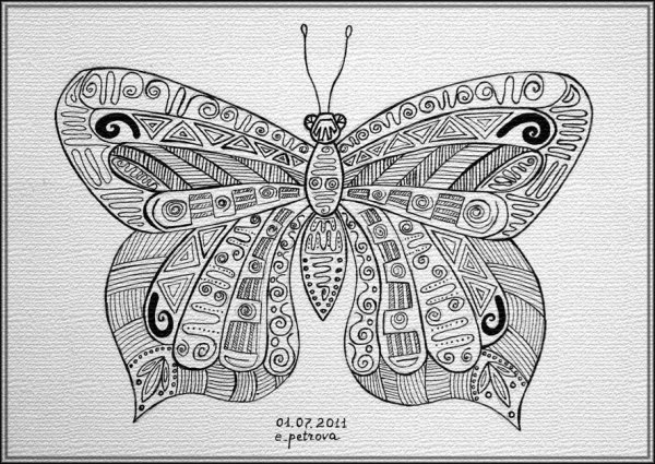 Рисование гелевой ручкой для детей