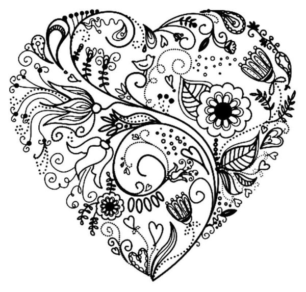 Раскраски в стиле дудлинг