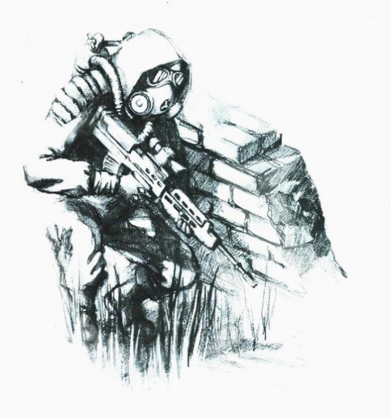 Сталкер рисунки