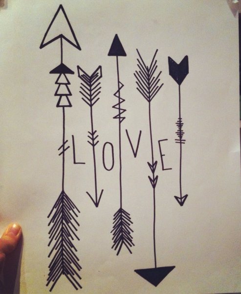 Легкие рисунки для скетчбука