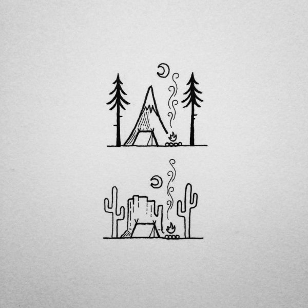 Минимализм рисунки