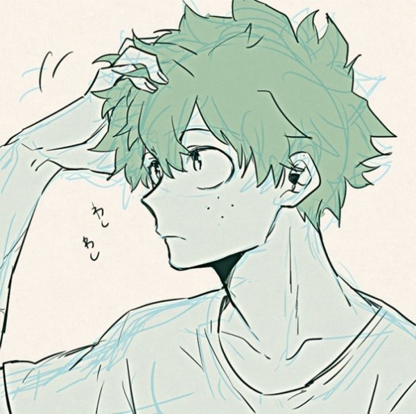 Аниме моя геройская Академия для срисовки