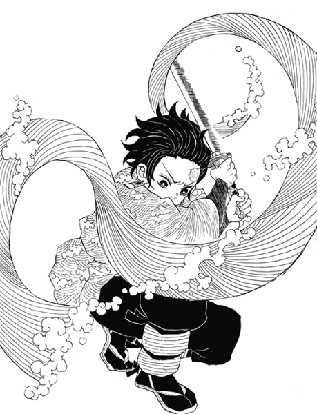 Татуха аниме рассекающий демонов