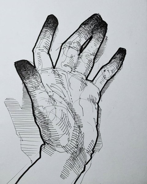 Ладонь эскиз