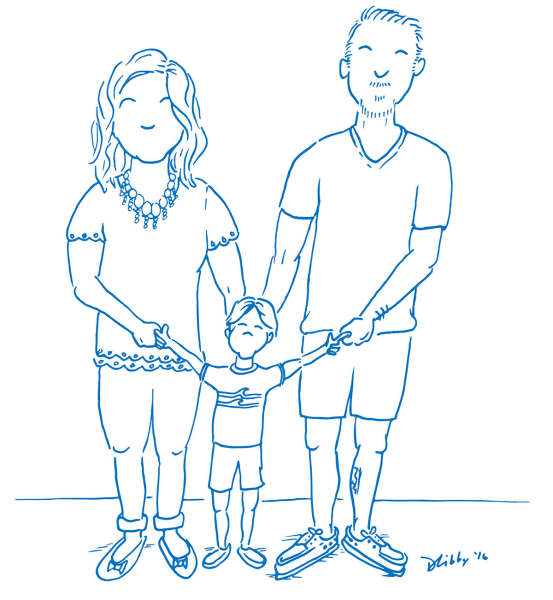 Рисунок на день семьи карандашом