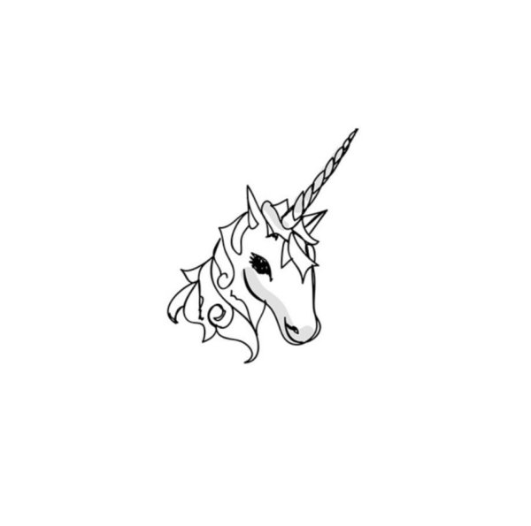 Тату Единорог эскизы