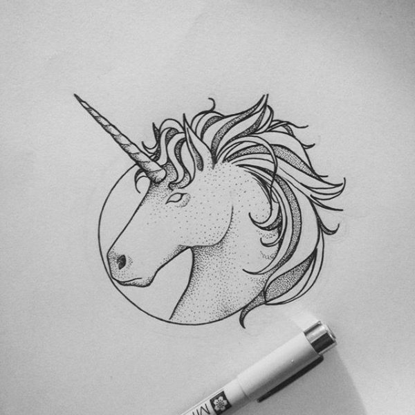 Лошадь эскиз