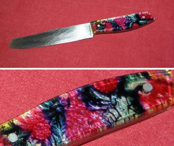 Рукоятка ножа из оргстекла