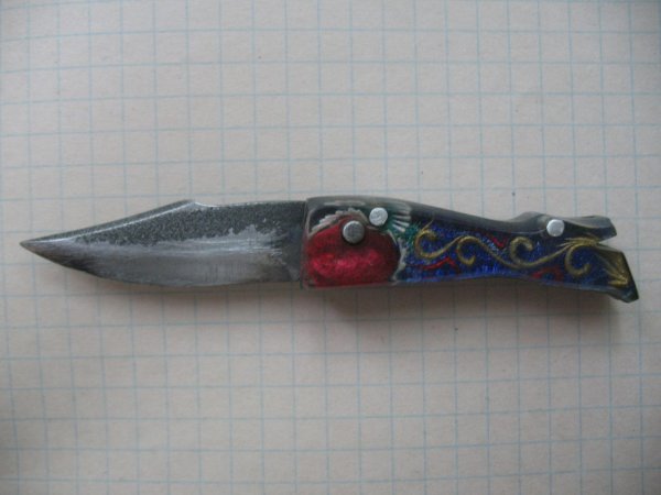 Нож выкидной зоновский