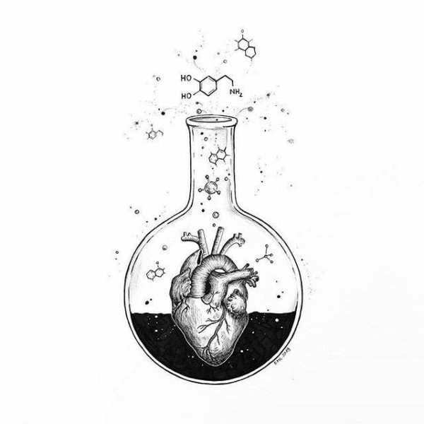 Тату химия эскизы