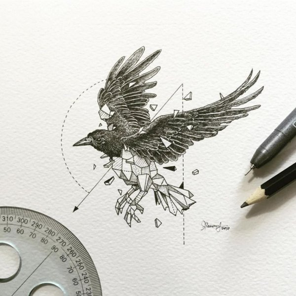 Керби Розанес геометрические звери