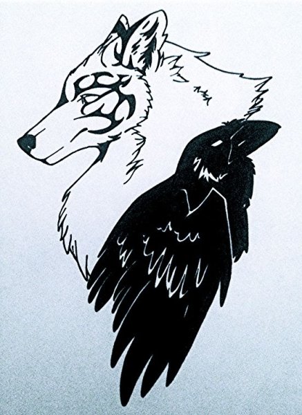 Волк и ворон