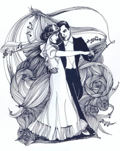 Бал в графике