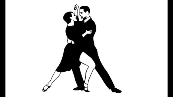 Рисунок танцующей пары