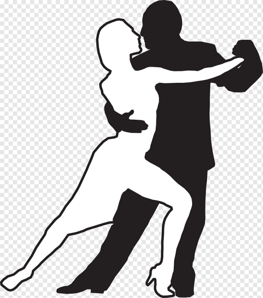 Танго Аргентинское силует