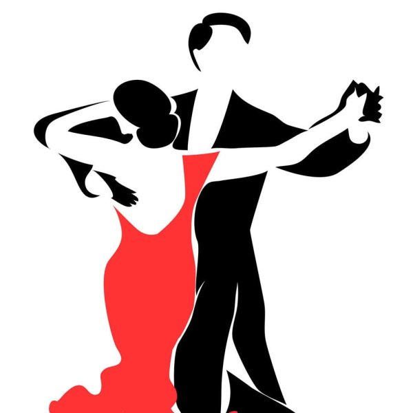 Силуэт танцующей пары