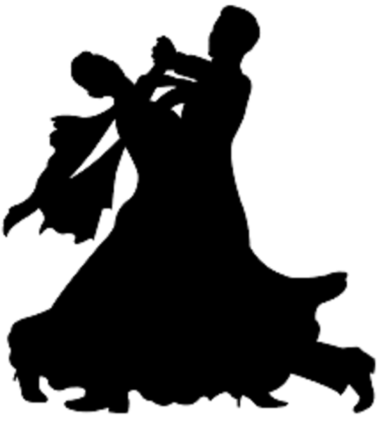 Силуэт танцующей пары
