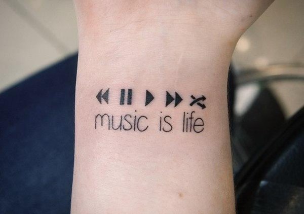 Татуировки ручкой надписи