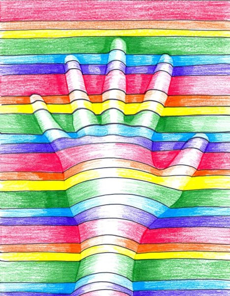 Рисование гелевыми ручками