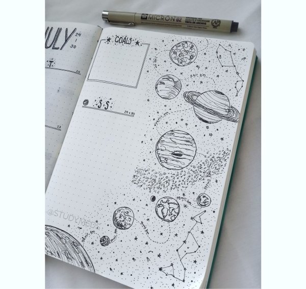 Эскизы для ежедневника