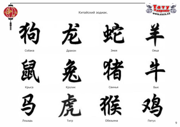 Тату эскизы китайские иероглифы