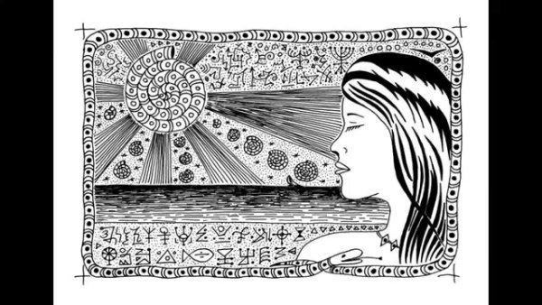 Медитативная живопись ручкой