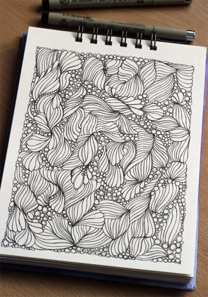 Дудлинг скетчбук